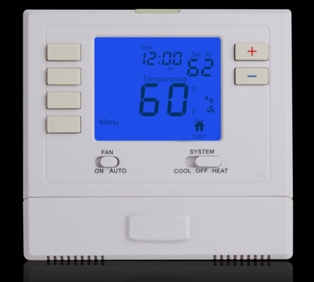 2 Heat 2 Cool Cyfrowy termostat HVAC wielostrefowy z niebieskim podświetleniem