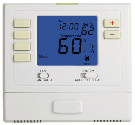 2 Heat 2 Cool Cyfrowy termostat HVAC wielostrefowy z niebieskim podświetleniem