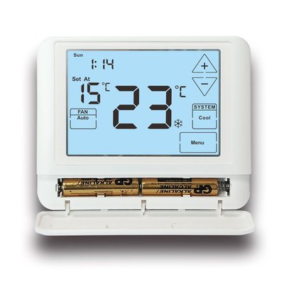 Inteligentny cyfrowy termostat pokojowy HVAC z 1 etapem ogrzewania / 1 chłodzenia