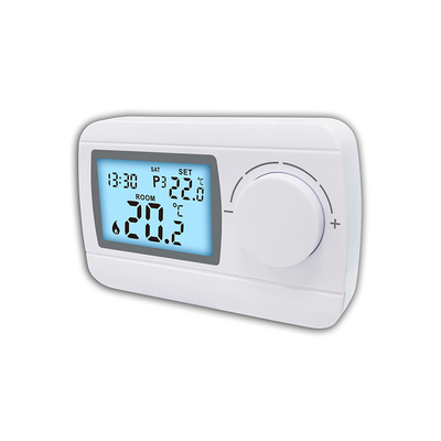 Naścienny programowalny termostat z tworzywa ABS na 7 dni z wyświetlaczem cyfrowym