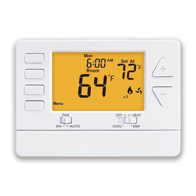 24VAC Nieprogramowalny termostat pokojowy z pompą ciepła z czujnikiem NTC
