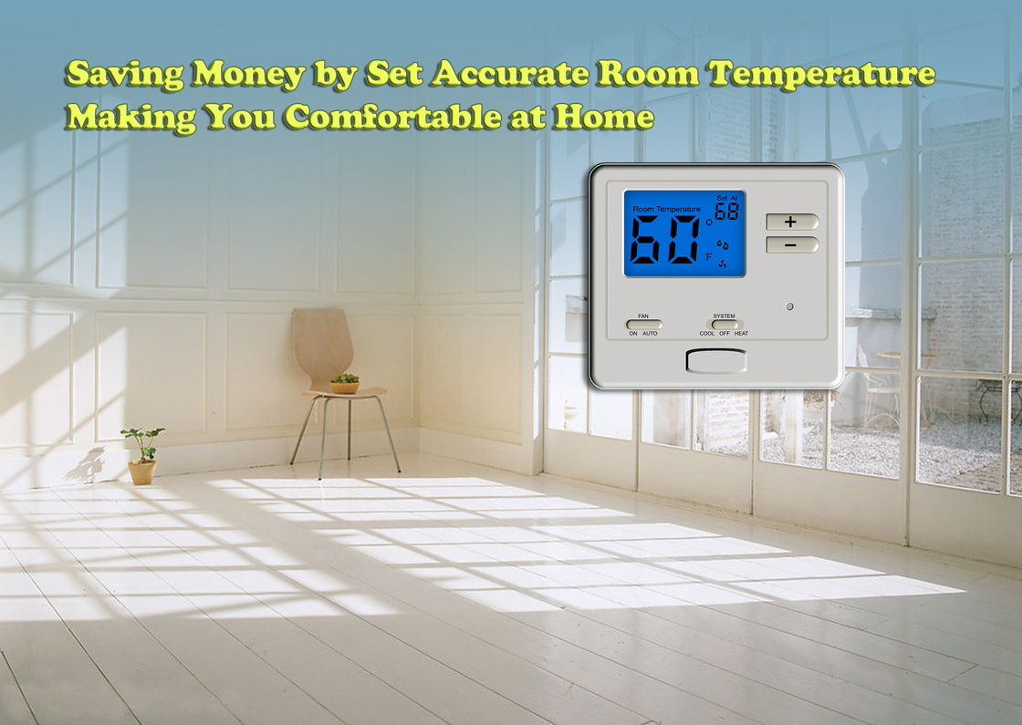 Termostat termostatyczny tylko ciepła, termostat do pompy ciepła z nagrzewnicą awaryjną
