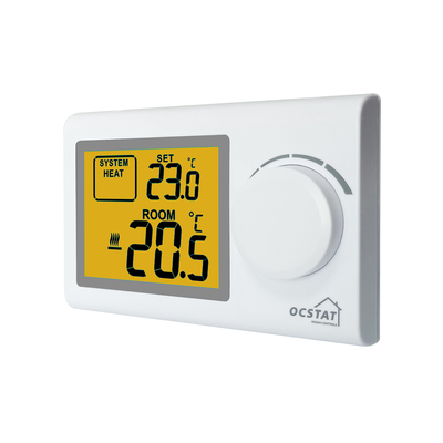 Biały 2019 Ocstat Cyfrowy nieprogramowalny termostat z roczną gwarancją