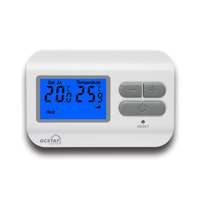 Materiał ABS, cyfrowy programowalny termostat pokojowy do domu / biura