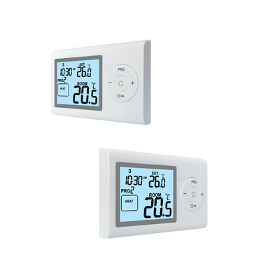 Wall Mounting Weekly Programmable Wireless Thermostat for Heating