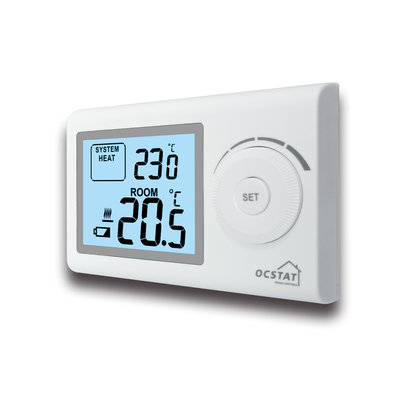 230V Non-programmable Digital Heating Battery Operated Room Thermostat
