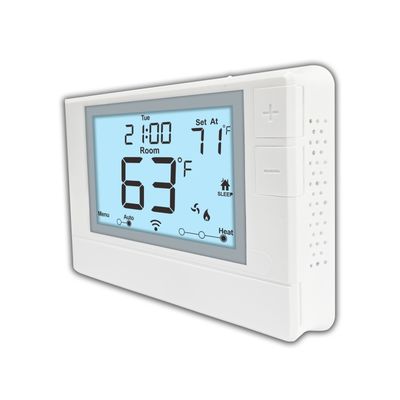 Coiiwsei 1H/1C Heat Pump Wired Programmable Thermostat with 5.00" W X 3.81" H X 1.06" D Physical Dimensions