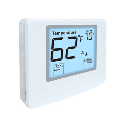 2*AAA Battery Powered Wireless RF WIFI PTAC Thermostat for Conventional Or Heat Pump Temperature Control