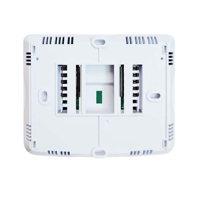 ABS Material 7 Day Programmable Thermostat with Fan Operation Mode ON and Terminal Designations W