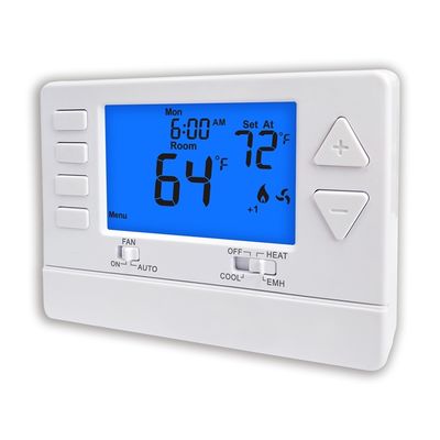 Riseem 5.43" W X 3.85" H X 1.14" D Industrial Air Source Heat Pump Non-programmable Thermostats for Temperature Control