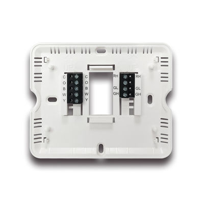 Riseem LCD Digital Display Wired PTAC Room Non-programmable Thermostat Mounts On Wall Or Junction Box White Blue Green Backlight Color Temperature Control Device