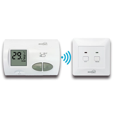 Abs non-programmable HVAC boiler heating wireless thermostat