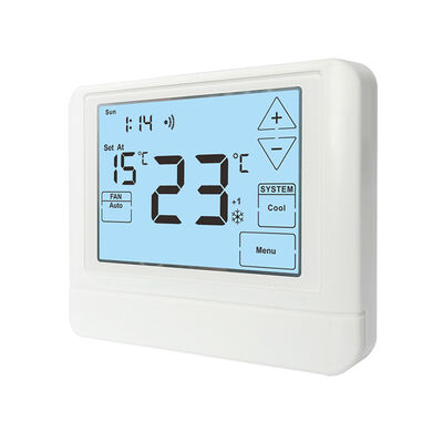 Display Size 7.52 Sq in 7 Day Programmable Thermostat WIFI HVAC 4 H 2 C Anti Flammable ABS PC Construction for Safe and Operation