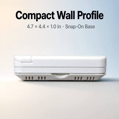24V Wired Programmable Heat Pump Thermostat Providing 5 Minutes Compressor Delay Protection Engineered For HVAC Scheduling