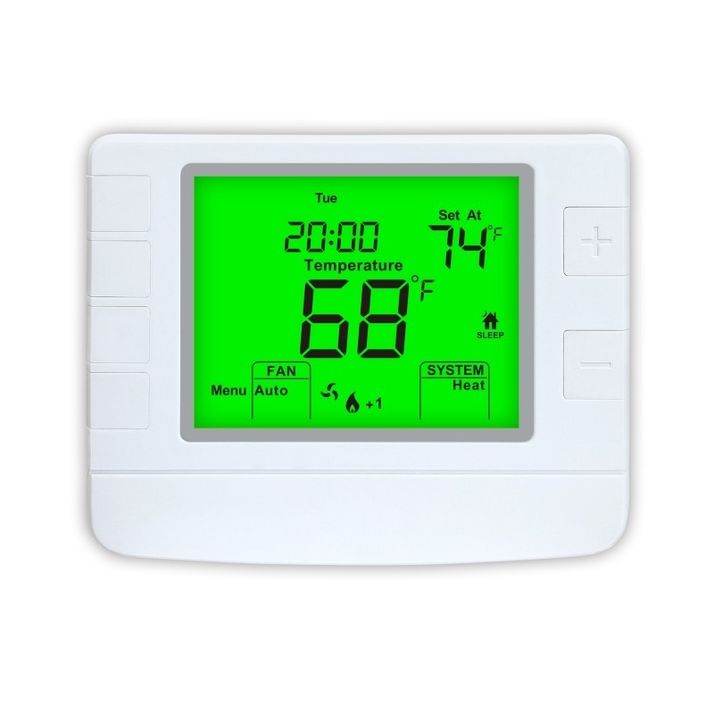 Riseem Non-programmable Heat Pump Thermostat With Flame Retardance ABS