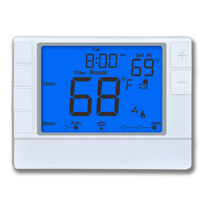 Coiiwsei Thermostat 7-day Programmable Digital Heating and Cooling Constant Temperature air Conditioning Controller RTH705