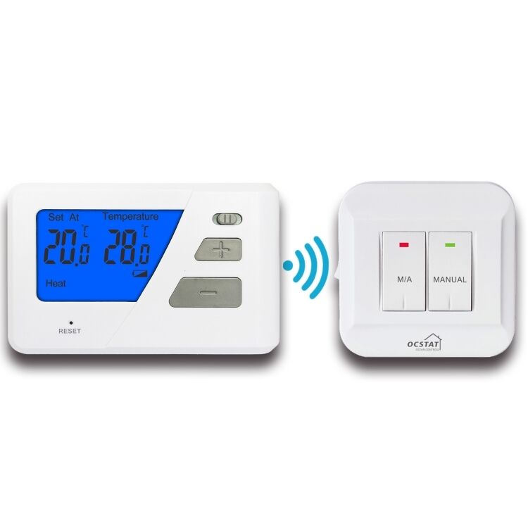 Load Rating 6 2A Wireless PTAC Thermostat Incorporating Receiver 230VAC 50HZ Optimized for Commercial HVAC Applications
