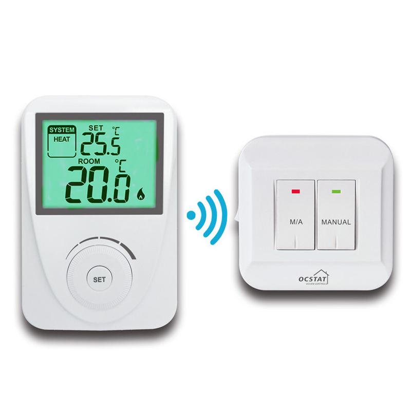 Energooszczędny, wygodny termostat do ogrzewania pomieszczeń dla kotłów gazowych i elektrycznych