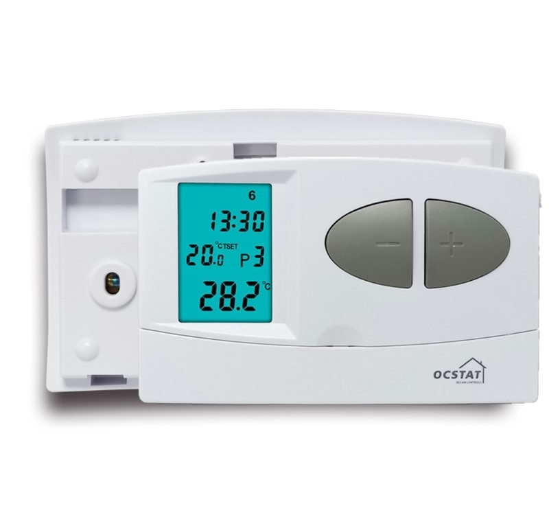 Inteligentny domowy wyświetlacz LCD System ogrzewania podłogowego / wodnego Przewodowy termostat pokojowy