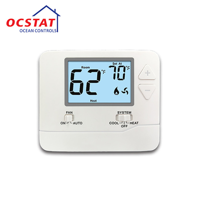 PTAC Termostat przewodowy nieprogramowany PTAC 2H/1C Pompy ciepła lub 1H/1C konwencjonalny STN731