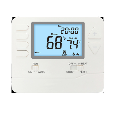 Riseem 24V pompa ciepła 2H / 1C HVAC ABS wieloetapowy termostat do biura / baru
