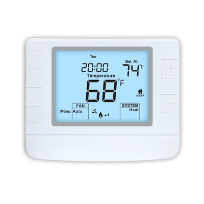 Riseem ABS 24V Przędzony domowy pompa ciepła Termostat IP20 Nieprogramowalny STN1320 24V Biały Kolorowy Pompa ciepła Nieprogramowalny Dom Termostat Klimatyzator Termostat ogrzewania