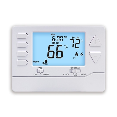 Riseem klimatyzator regulator temperatury ogrzewanie komnaty HVAC programowalny termostat z akumulatorem wieloetapowy
