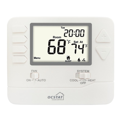 Riseem Akumulator 24V klimatyzacja termostat pomieszczenia, cyfrowy programowalny termostat dla domu