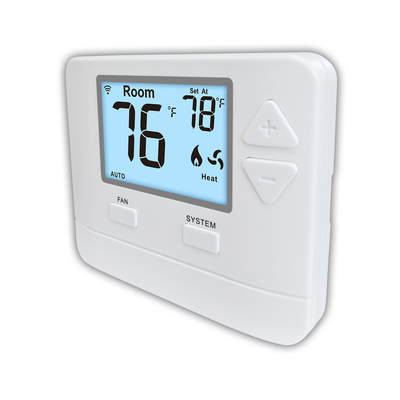 HVAC Ogrzewanie WIFI LCD ABS Nieprogramowalny cyfrowy termostat domowy 24V