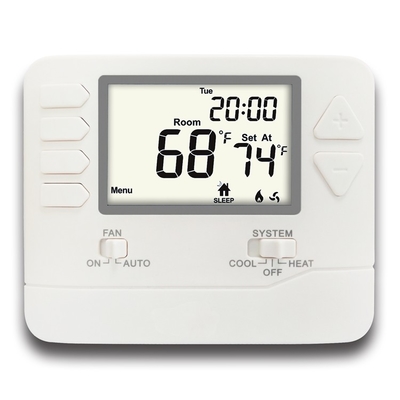 Riseem 2 Heat / 2 Cool Elektroniczny pompa ciepła HVAC Termostat z ogrzewaniem i chłodzeniem