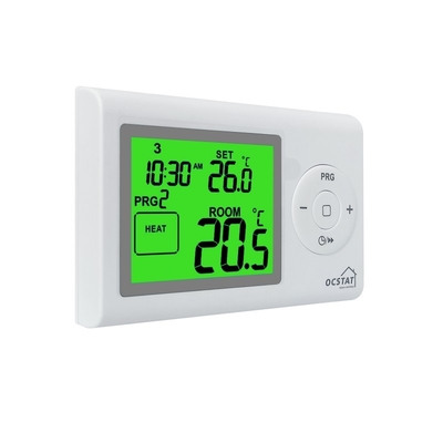 Riseem 230V LCD NTC cyfrowy programowalny kotłowiec gazowy kablowy prosty termostat dla domu i biura