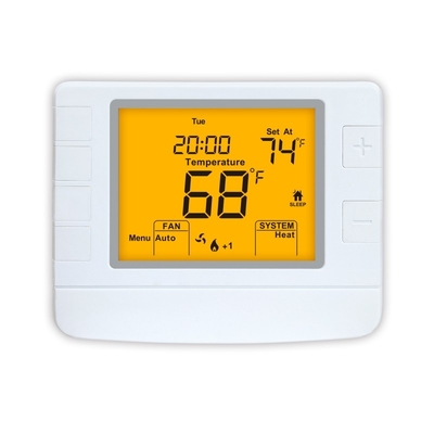 Riseem 24VAC Przewodowy sterownik temperatury programowalny domowy termostat LCD cyfrowy wyświetlacz 2 ciepło 2 chłód