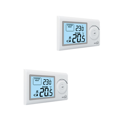 Riseem 230V Wired Room HVAC Nieprogramowany termostat domowy z poziomem ochrony IP20