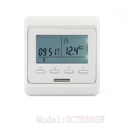 Termostat cyfrowy z 7-dniowym programowalnym termostatem i termostatem ogrzewania podłogowego