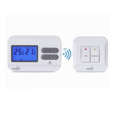 Wyświetlacz LCD Riseem Nieprogramowalna regulacja temperatury Termostat ogrzewania kotła wodnego