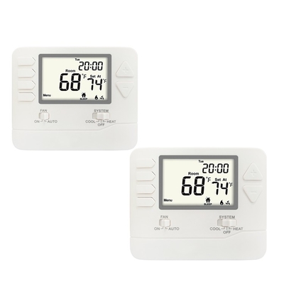 Program jednostopniowy Napęd Gaz Konfigurowalny programowalny termostat pokojowy RF 24V