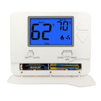 Nieprogramowalny światło LCD jednoetapowy termostat domowy 24V