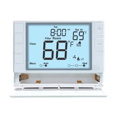 Coiiwsei Hotel and House Internal Efficiency Elektroniczny termostat pomieszczenia z ekranem LCD w kolorze biało-niebieskim