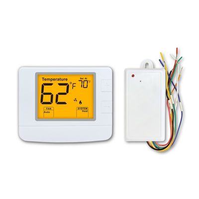 Bezprzewodowy termostat RF WIFI PTAC zasilany 2 bateriami AAA do konwencjonalnej lub pompy ciepła