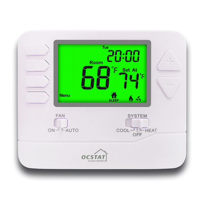 Pokój klimatyzacji Siedmiodniowy programowalny termostat do zasilania niskiego napięcia 24V