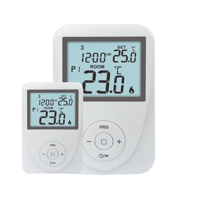 Duży wyświetlacz LCD Cyfrowy termostat kotła gazowego w pomieszczeniu CE