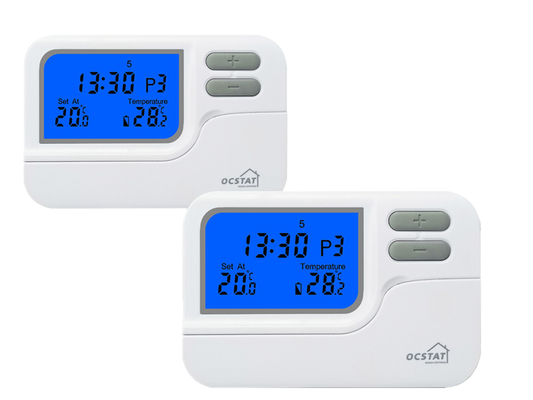Riseem Bateria 7 dni Termostat programowalny z ogrzewaniem i chłodzeniem