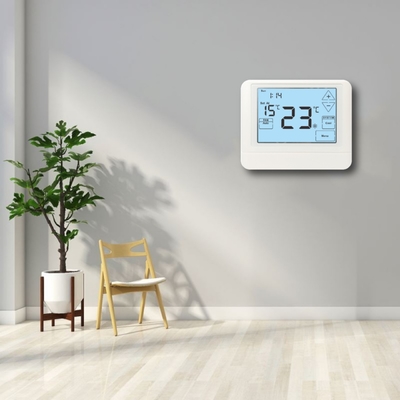 Tygodniowy programowalny termostat HVAC Przycisk dotykowy / Cyfrowy termostat pokojowy