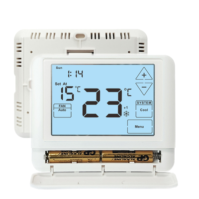 Tygodniowy programowalny termostat HVAC Przycisk dotykowy / Cyfrowy termostat pokojowy