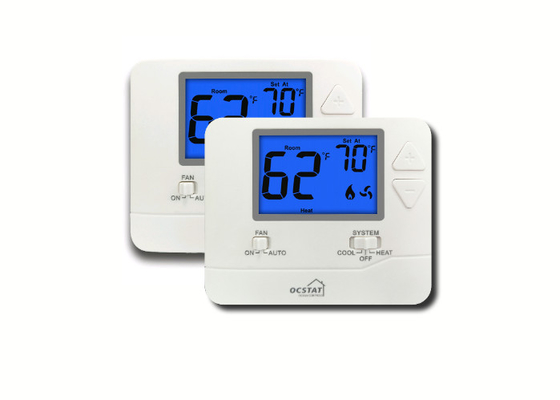 Centralny klimatyzator Termostat HVAC z 1 przekaźnikiem ciepła / 1 chłodnym omronem