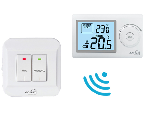 Riseem ABS 230V Smart Digital RF Nieprogramowany Termostat Pokojowy Do Ogrzewania Podłogi