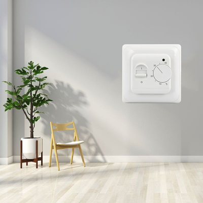 Woda AC Digital Heating Elektroniczny termostat pomieszczenia W białym kolorze