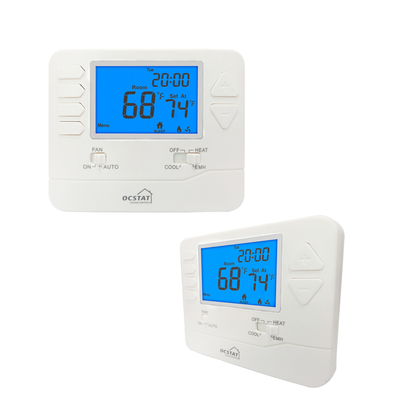 Tygodniowy programowalny termostat pompy ciepła ABS 24 V.
