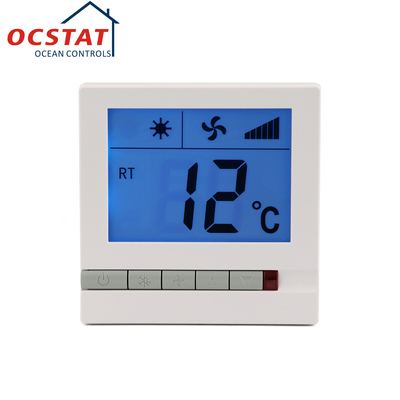 230V nieprogramowalny termostat klimakonwektora ABS PC