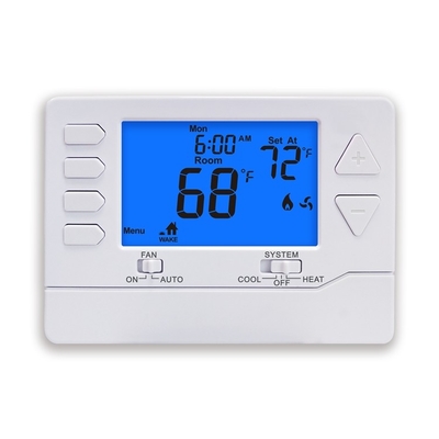 Riseem programowalny 24V 1 ciepło 1 chłód klimatyzator termostat dla systemu HVAC